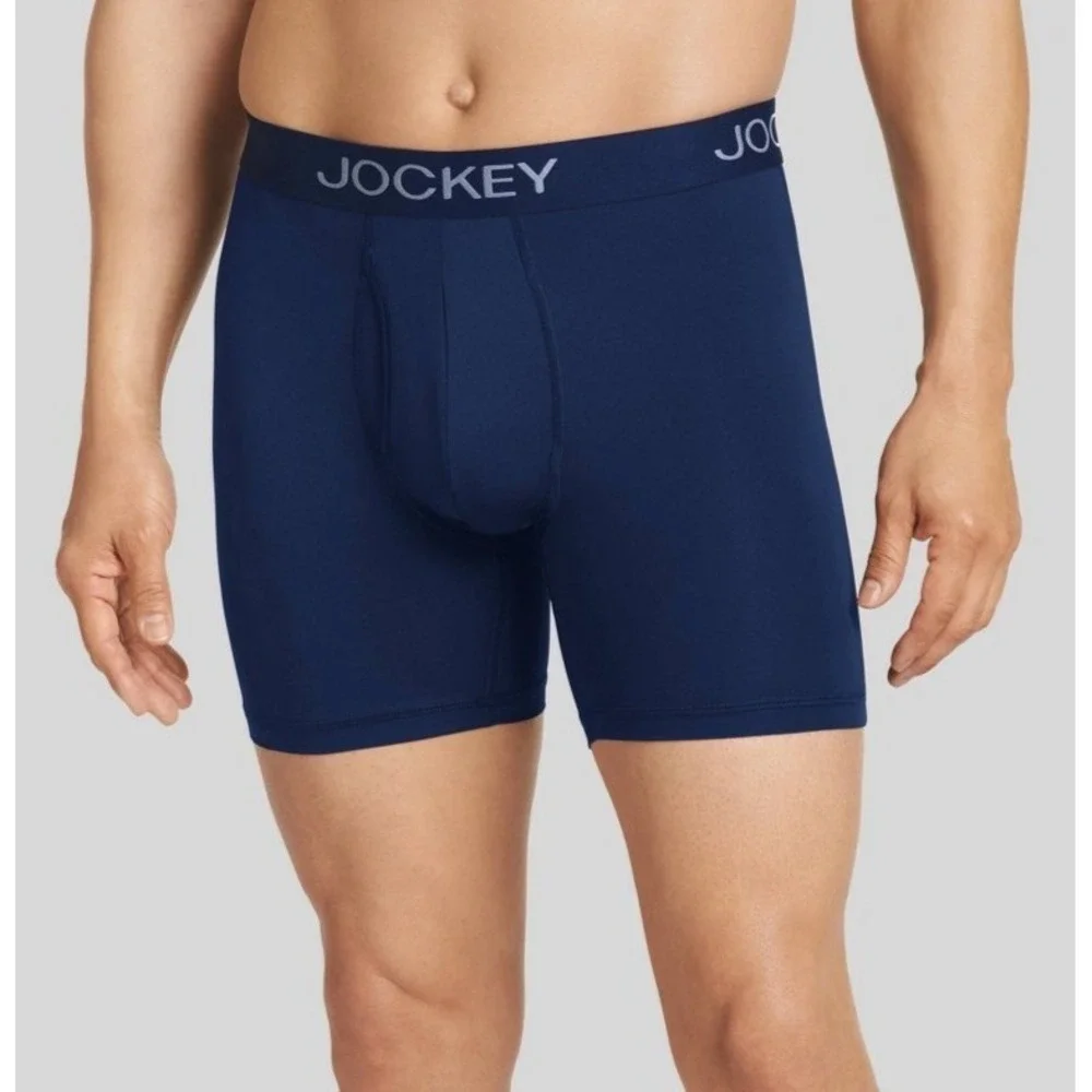 Jockey Generation Men's Microfiber Stretch Long Leg Boxer Briefs Size S 28